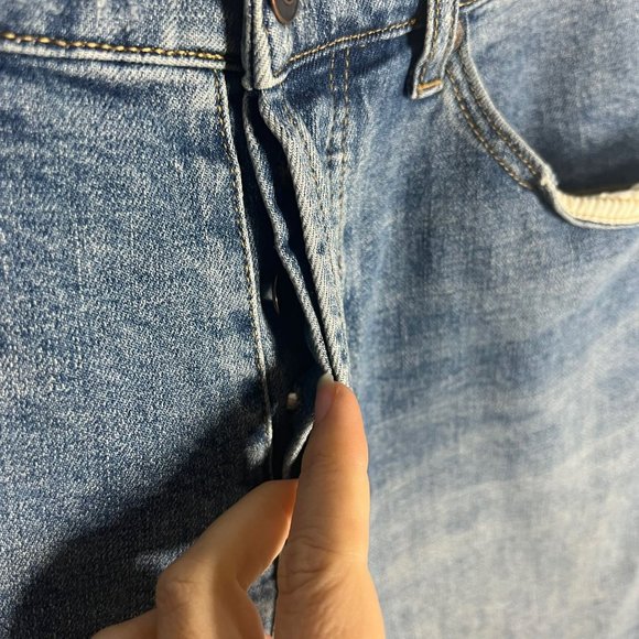 Oliver Logan Bedford Raw Hem High Rise Denim Shorts 29 - Picture 6 of 11